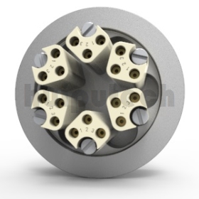 Three-wire Feedthroughs P-KF40-1810 (KF40 3P*6 male pin 1.0mm)