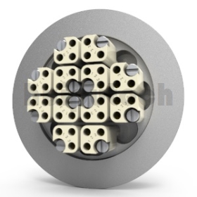 Three-wire Feedthroughs P-KF50-3610 (KF50 3P*12 male pin 1.0mm)