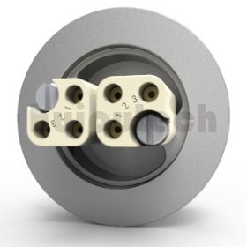 Three-wire Feedthroughs P-KF25-0610 (KF25 3P*2 male pin 1.0mm)