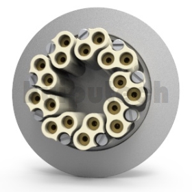 Split Feedthroughs P-KF50-1825 (KF50 2P*9 male pin 2.5mm)