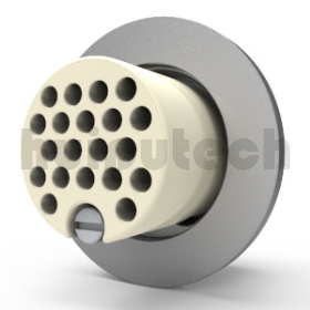 Integral feedthroughs S-KF25-2010 (KF25 20P male pin 1.0mm)