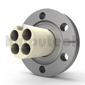 Integral feedthroughs S-CF25-0440 (CF25 4P male pin 4.0mm)