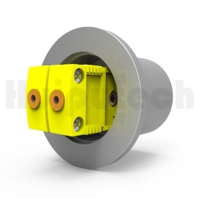 Thermocouple feedthroughs T-KF25-0408K (KF25, 2 channels, type K)