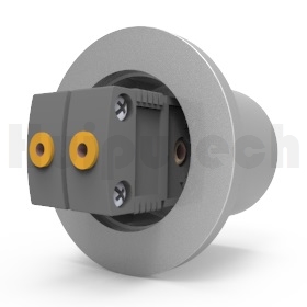 Thermocouple feedthroughs T-KF25-0408J (KF25, 2 channels, type J)