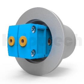 Thermocouple feedthroughs T-KF25-0408T (KF25, 2 channels, type T)