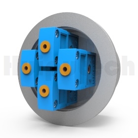 Thermocouple feedthroughs T-KF40-0808T (KF40, 4 channels, type T)